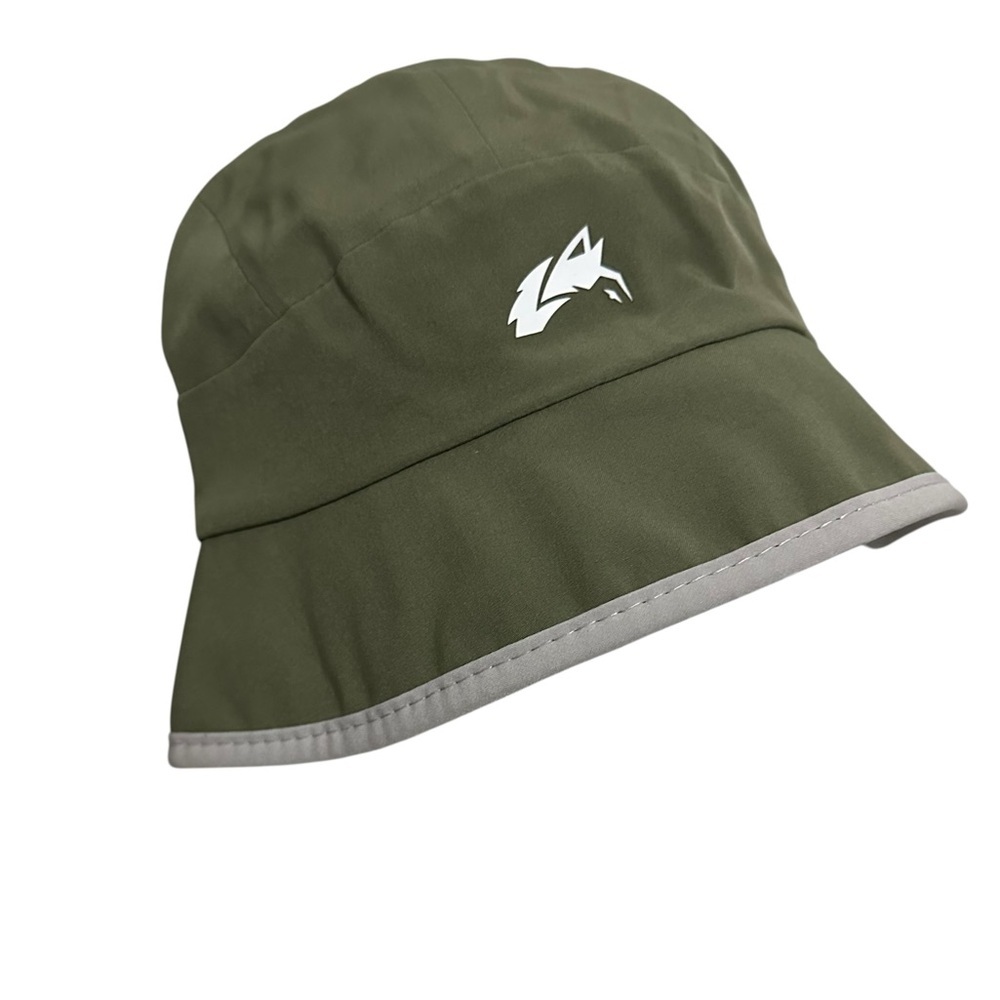 Alphalete Unisex Bucket Hat One Size Green Drawstring Activewear